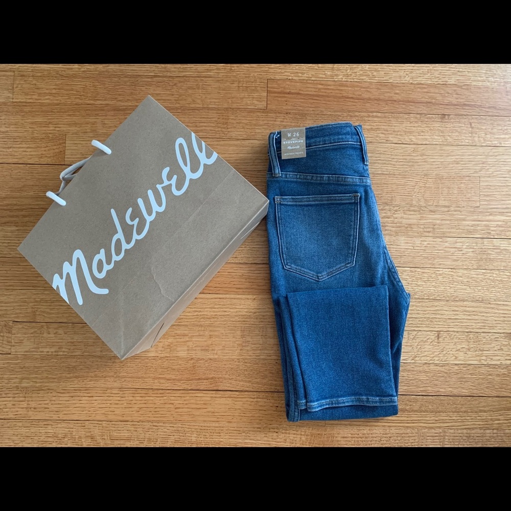 Madewell Stovepipe Jean Size 26 NWT